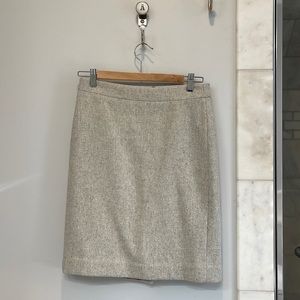 J. Crew | Heather Gray Wool Skirt